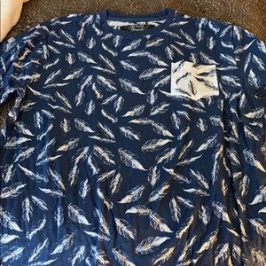 Broken threads decorative tee